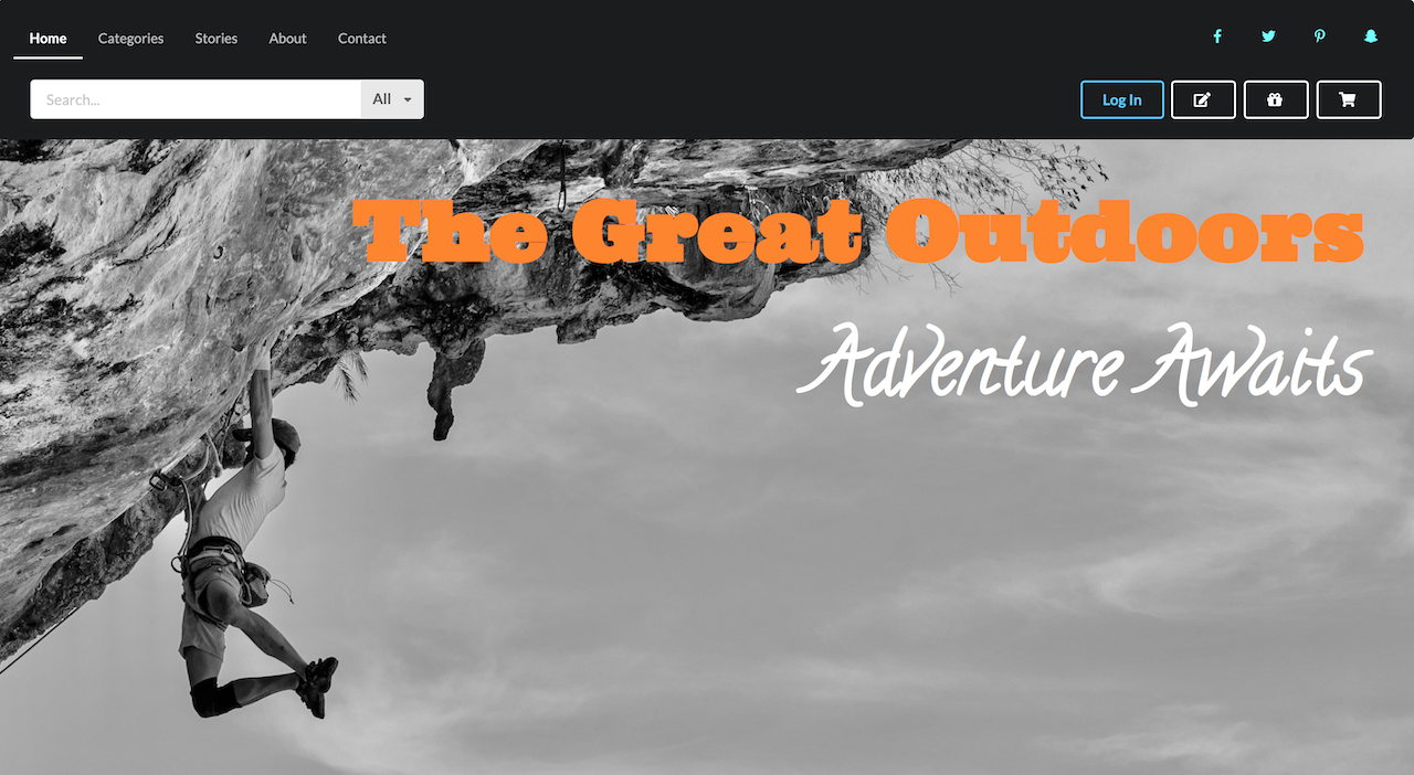 The Great Outdoors Website